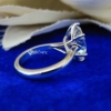 Marquise Cut Moissanite Engagement Ring, 2.0 Ct Simple Solitaire Ring for Gift, Anniversary, Wedding Ring