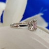 1.80 Ct Cushion Cut VVS Handmade Moissanite Solitaire Ring