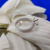 Classy Asscher Cut 2.15 Ct VVS Colorless Moissanite Solitaire Engagement Ring