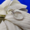 Classy Asscher Cut 2.15 Ct VVS Colorless Moissanite Solitaire Engagement Ring
