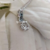 Necklace 2.0 Ct Excellent Round Cut Genuine Moissanite Pendant, FineJewelry Necklace 2.0 Ct Excellent Round Cut Genuine Moissanite Pendant, FineJewelry
