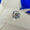 Old Mine Cut Round Shape Near Colorless Loose Moissanite For Jewelry Old Mine Cut Round Shape Near Colorless Loose Moissanite For Jewelry