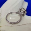 Halo Moissanite Engagement Ring, Wedding Ring, 5.0 TCW Round Cut Women Eternity Ring, Celeberity Style Ring