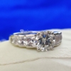 4TCW Round & Princess Cut 9 Stone Moissanite Engagement Ring, Jewelry Ring for Women Gift, Anniversary, Promise 4TCW Round & Princess Cut 9 Stone Moissanite Engagement Ring, Jewelry Ring for Women Gift, Anniversary, Promise