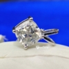 Necklace 3.0 Ct Excellent Cushion Cut East-West Cross Fit Moissanite Pendant, Fine Jewelry for Women Necklace 3.0 Ct Excellent Cushion Cut East-West Cross Fit Moissanite Pendant, Fine Jewelry for Women