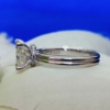 2 Ct Princess Cut VVS Simple Yet Classy Dual Band Style Moissanite Engagement Ring for Women 2 Ct Princess Cut VVS Simple Yet Classy Dual Band Style Moissanite Engagement Ring for Women