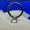 2 Ct Princess Cut VVS Simple Yet Classy Dual Band Style Moissanite Engagement Ring for Women 2 Ct Princess Cut VVS Simple Yet Classy Dual Band Style Moissanite Engagement Ring for Women
