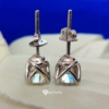 Classy 4.0 Tcw Round Cut, Colorless Moissanite Stud Screw Back Earrings, Perfact Jewelry for Gift Classy 4.0 Tcw Round Cut, Colorless Moissanite Stud Screw Back Earrings, Perfact Jewelry for Gift