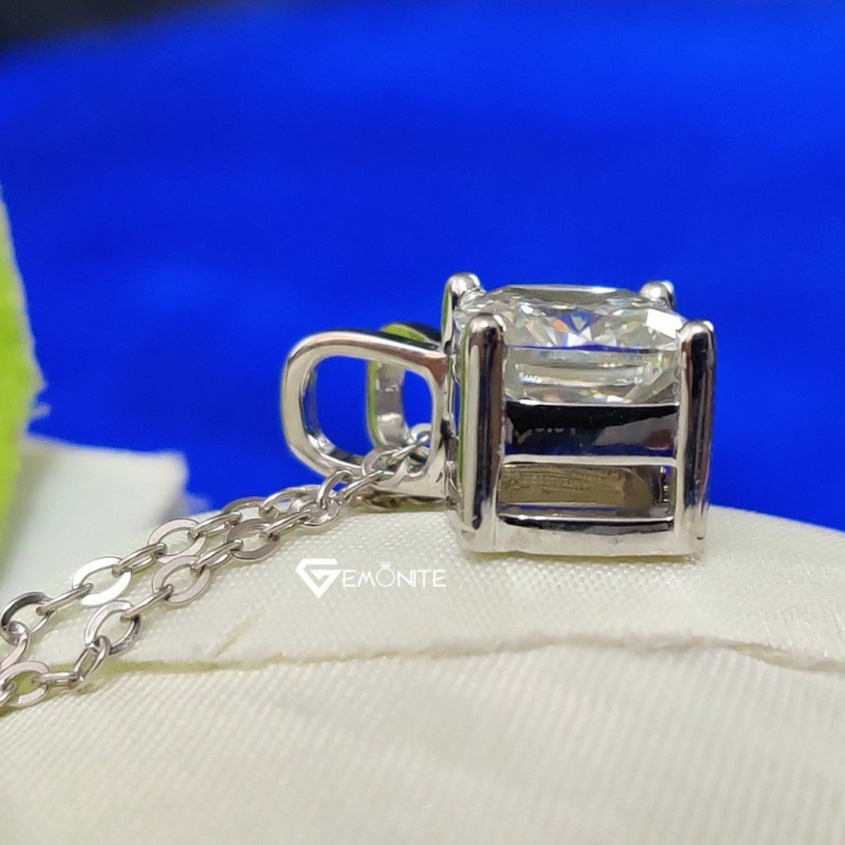 Necklace 3.0 Ct Excellent Cushion Cut East-West Cross Fit Moissanite Pendant, Fine Jewelry for Women Necklace 3.0 Ct Excellent Cushion Cut East-West Cross Fit Moissanite Pendant, Fine Jewelry for Women