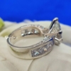 Solitaire Vintage Moissanite Art Deco Ring, 3.5TCW Marquise Cut VVS1 Colorless Marquise Wedding Ring with Side Stone Solitaire Vintage Moissanite Art Deco Ring, 3.5TCW Marquise Cut VVS1 Colorless Marquise Wedding Ring with Side Stone