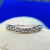 2.5TCW Round Cut Antique Designer Moissanite Wedding Set, Vintage Design Bridal Set, Art Deco Ring