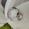 2.5 Ct Excellent Round Cut Colorless Moissanite Engagement Ring, Simple Solitaire Ring, 6 Prong Round Ring 2.5 Ct Excellent Round Cut Colorless Moissanite Engagement Ring, Simple Solitaire Ring, 6 Prong Round Ring