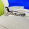 Pear Moissanite Ring, 2.0 Tcw Solitaire Engagement Ring, Half Eternity Ring for Birthday, Gift, Promise Pear Moissanite Ring, 2.0 Tcw Solitaire Engagement Ring, Half Eternity Ring for Birthday, Gift, Promise