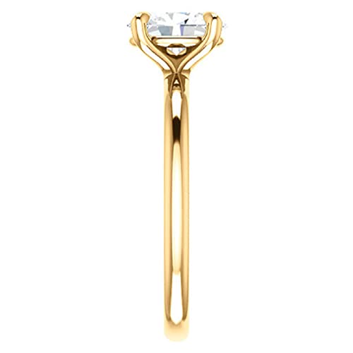 10K Solid Yellow Gold Handmade Engagement Rings 2.5 CT Oval Cut Moissanite Diamond Solitaire Wedding/Bridal Rings Set for Women/Her Propose Rings 10K Solid Yellow Gold Handmade Engagement Rings 2.5 CT Oval Cut Moissanite Diamond Solitaire Wedding/Bridal Rings Set for Women/Her Propose Rings