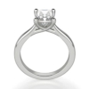 925 Silver Handmade Engagement Ring 1.50 CT Radiant Cut Moissanite Diamond Solitaire Wedding/Bridal Ring for Her/Women, Best Rings for Wife