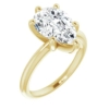 10K Solid Yellow Gold Handmade Engagement Ring 2 CT Pear Cut Moissanite Diamond Solitaire Wedding/Bridal Rings for Women/Her Propose Ring