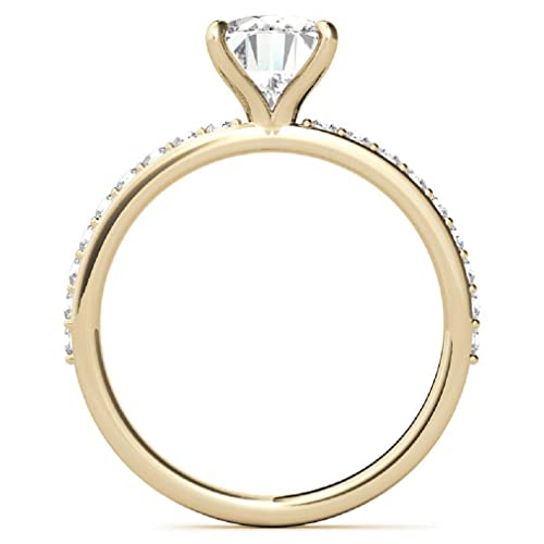 10K Solid Yellow Gold Handmade Engagement Rings 3.0 CT Oval Cut Moissanite Diamond Solitaire Wedding/Bridal Ring Set for Women/Her Propose Rings 10K Solid Yellow Gold Handmade Engagement Rings 3.0 CT Oval Cut Moissanite Diamond Solitaire Wedding/Bridal Ring Set for Women/Her Propose Rings
