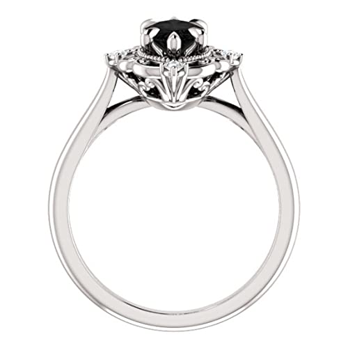 Vintage Black Marquise Engagement Ring, Victorian 1 CT Marquise Black Diamond Ring, Filigree Marquise Black Onyx Ring, 925 Sterling Silver Ring, Perfact for Gifts Vintage Black Marquise Engagement Ring, Victorian 1 CT Marquise Black Diamond Ring, Filigree Marquise Black Onyx Ring, 925 Sterling Silver Ring, Perfact for Gifts