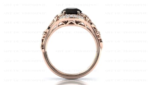 3.00 CT Art Deco Floral Black Onyx Engagement Ring 14k Gold Black Onyx Wedding Ring Unqiue Art Deco Wedding Ring Women Floral Vine Engagement Rings 3.00 CT Art Deco Floral Black Onyx Engagement Ring 14k Gold Black Onyx Wedding Ring Unqiue Art Deco Wedding Ring Women Floral Vine Engagement Rings