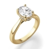 14K Solid Yellow Gold Handmade Engagement Ring 1.00 CT Oval Cut Moissanite Diamond Solitaire Wedding/Bridal Ring for Her/Women Promise Rings 14K Solid Yellow Gold Handmade Engagement Ring 1.00 CT Oval Cut Moissanite Diamond Solitaire Wedding/Bridal Ring for Her/Women Promise Rings