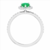 Filigree 2 CT Halo Pear Shape Emerald Diamond Ring 14k Gold, Dainty Tear Drop Emerald Engagement Ring, May Birthstone Ring, Wedding Ring, Bridal Ring, Promise/Anniversary Ring Filigree 2 CT Halo Pear Shape Emerald Diamond Ring 14k Gold, Dainty Tear Drop Emerald Engagement Ring, May Birthstone Ring, Wedding Ring, Bridal Ring, Promise/Anniversary Ring