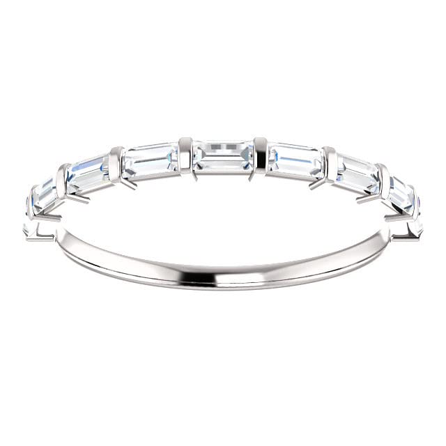 2.00 CT Baguette Moissanite Engagement band, Bridal Statement Band, 925 Sterling Silver, Colorless Moissanite Engagement Band for Women, Perfect for Gift Or As You Want 2.00 CT Baguette Moissanite Engagement band, Bridal Statement Band, 925 Sterling Silver, Colorless Moissanite Engagement Band for Women, Perfect for Gift Or As You Want