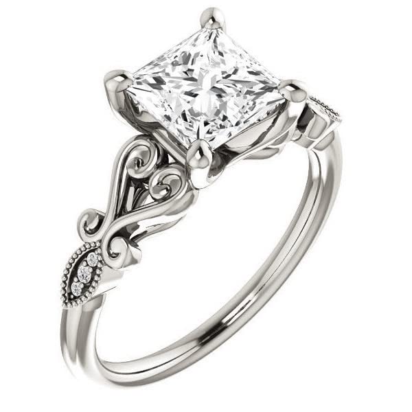 3 CT Princess Cut Colorless Moissanite Engagement Rings Wedding/Bridal Rings, Diamond Ring, Anniversary Solitaire Halo Accented Promise Vintage Antique Gold Silver Rings Perfact for Gift 3 CT Princess Cut Colorless Moissanite Engagement Rings Wedding/Bridal Rings, Diamond Ring, Anniversary Solitaire Halo Accented Promise Vintage Antique Gold Silver Rings Perfact for Gift