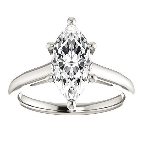 10K Solid White Gold Handmade Engagement Rings 2.0 CT Marquise Cut Moissanite Diamond Solitaire Wedding/Bridal Rings Set for Womens/Her Propose Ring 10K Solid White Gold Handmade Engagement Rings 2.0 CT Marquise Cut Moissanite Diamond Solitaire Wedding/Bridal Rings Set for Womens/Her Propose Ring