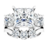 5 CT Princess Cut VVS1 Colorless Moissanite Engagement Ring Set, Wedding/Bridal Ring Set, Sterling Silver Vintage Antique Anniversary Propose Rings Set Gifts for Her 5 CT Princess Cut VVS1 Colorless Moissanite Engagement Ring Set, Wedding/Bridal Ring Set, Sterling Silver Vintage Antique Anniversary Propose Rings Set Gifts for Her