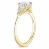 18K Solid Yellow Gold Handmade Engagement Ring 2.5 CT Marquise Cut Moissanite Diamond Solitaire Wedding/Bridal Ring Set for Womens/Her Propose Rings