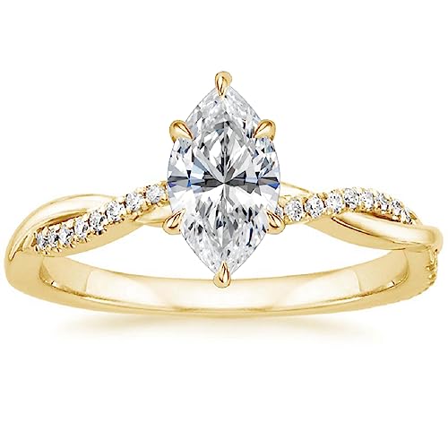 1 CT Marquise Cut Moissanite Victorian Bridal Set Engagement Ring Wedding Band 18K White Gold Silver Rings 1 CT Marquise Cut Moissanite Victorian Bridal Set Engagement Ring Wedding Band 18K White Gold Silver Rings