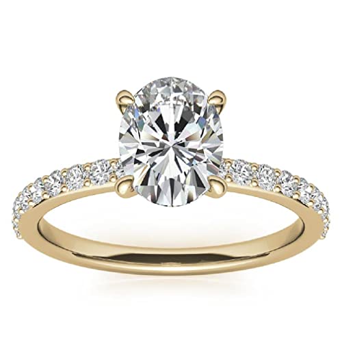 10K Solid Yellow Gold Handmade Engagement Rings 3.0 CT Oval Cut Moissanite Diamond Solitaire Wedding/Bridal Ring Set for Women/Her Propose Rings 10K Solid Yellow Gold Handmade Engagement Rings 3.0 CT Oval Cut Moissanite Diamond Solitaire Wedding/Bridal Ring Set for Women/Her Propose Rings