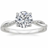 Petite Twisted Vine Moissanite Diamond Ring Set, 2 CT Round Moissanite Engagement Ring Set, Wedding Ring Set, Bridal Ring, Promise/Anniversary Rings for Wife Petite Twisted Vine Moissanite Diamond Ring Set, 2 CT Round Moissanite Engagement Ring Set, Wedding Ring Set, Bridal Ring, Promise/Anniversary Rings for Wife