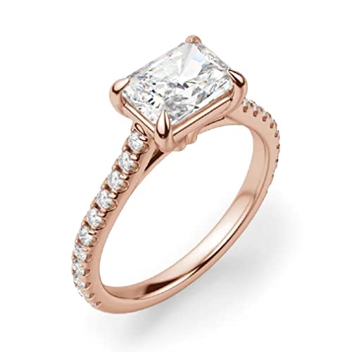 1 CT Radiant Cut Solitaire Engagement Rings Moissanite Petite Ring Promise Gifts for Her Wedding Rings for Women 1 CT Radiant Cut Solitaire Engagement Rings Moissanite Petite Ring Promise Gifts for Her Wedding Rings for Women