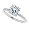Moissanite Engagement Ring Set 2.0 CT Round, Handmade 925 Silver Ring, Solitaire Ring Set, Bridal Promise/Wedding Gifts for Women, Anniversary Ring, VVS1 Colorless Moissanite Moissanite Engagement Ring Set 2.0 CT Round, Handmade 925 Silver Ring, Solitaire Ring Set, Bridal Promise/Wedding Gifts for Women, Anniversary Ring, VVS1 Colorless Moissanite