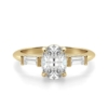 1.5 Carat Moissanite Ring Oval Shape Three Stone Cut Moissanite Silver/Solid Gold Wedding Rings Promise Gifts for Her Womens Bridal Ring
