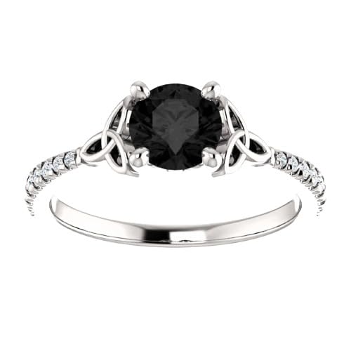 1 CT Round Shape Moissanite Wedding Rings for Women Solitaire Wedding Rings for Women Promise Gifts for Her Antique Rings 1 CT Round Shape Moissanite Wedding Rings for Women Solitaire Wedding Rings for Women Promise Gifts for Her Antique Rings