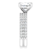 2 CT Princess Cut Engagement Ring for Women Silver/Solid Gold Moissanite Solitaire Promise Gifts for Her Moissanite Ring