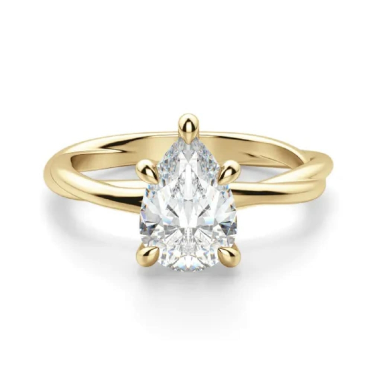 1 Ct Engagement Rings for Women Pear Shape Moissanite Ring Solitaire Silver/Solid Gold Promise Gifts for Her Classic Wedding Rings for Women 1 Ct Engagement Rings for Women Pear Shape Moissanite Ring Solitaire Silver/Solid Gold Promise Gifts for Her Classic Wedding Rings for Women