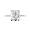 Wedding Ring for Her Silver/Solid Gold Women Hidden Halo Style 5 Ct Radiant Cut Engagement Ring Promise Gifts for Her Moissanite Ring Wedding Ring for Her Silver/Solid Gold Women Hidden Halo Style 5 Ct Radiant Cut Engagement Ring Promise Gifts for Her Moissanite Ring