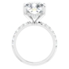 6 CT Cushion Moissanite Ring in Silver or Solid Gold for Women, Solitaire Engagement and Wedding Band, Gift for Anniversary Promise to Her, Timeless Solitaire Design 6 CT Cushion Moissanite Ring in Silver or Solid Gold for Women, Solitaire Engagement and Wedding Band, Gift for Anniversary Promise to Her, Timeless Solitaire Design