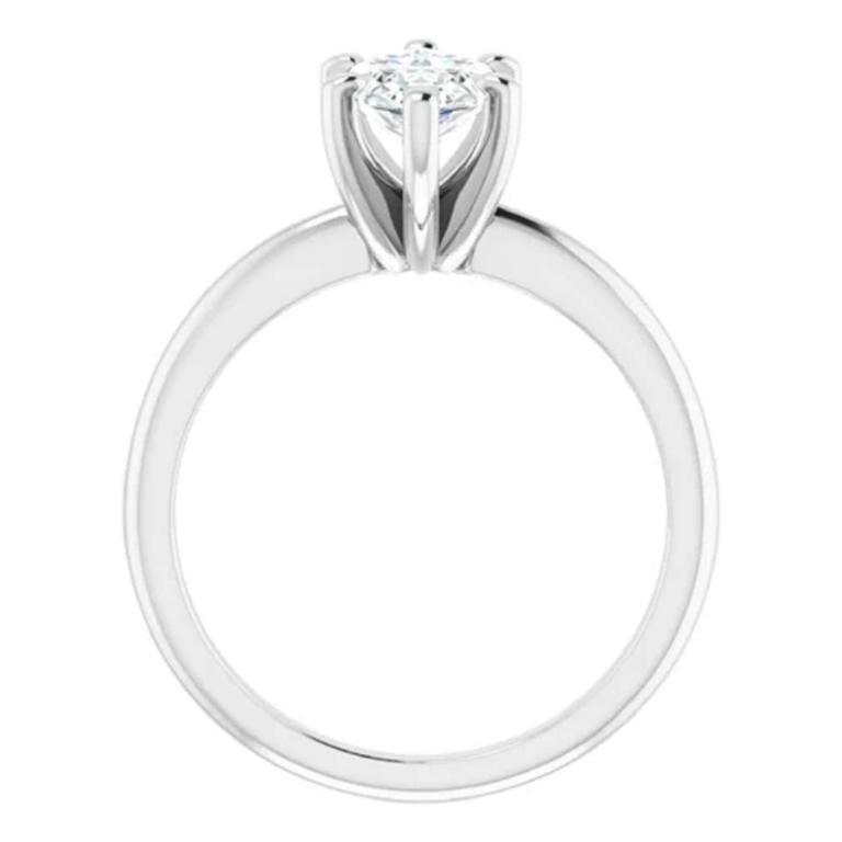 Marquise Cut Moissanite Ring in Silver or Solid Gold, 3 CT Solitaire Design for Women, Bridal Engagement and Wedding Band, Anniversary Present for Her, Timeless Elegance Marquise Cut Moissanite Ring in Silver or Solid Gold, 3 CT Solitaire Design for Women, Bridal Engagement and Wedding Band, Anniversary Present for Her, Timeless Elegance