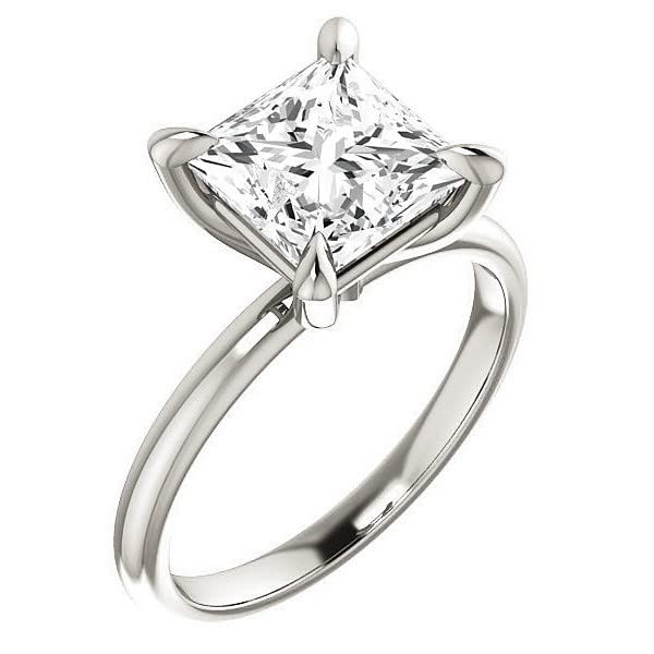 2 CT Moissanite Ring Anniversary Princess Cut Solitaire Engagement Ring Wedding Ring for Her Silver/Solid Gold Promise Gifts for Her Moissanite Classic Wedding Ring 2 CT Moissanite Ring Anniversary Princess Cut Solitaire Engagement Ring Wedding Ring for Her Silver/Solid Gold Promise Gifts for Her Moissanite Classic Wedding Ring