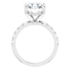 5 CT Oval Cut Moissanite Ring for Women, Solitaire Engagement Ring, Bridal Wedding Ring, Anniversary Promise Gifts for Her, Solitaire Style