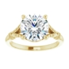 3 CT Anniversary Rings Moissanite Wedding Ring Sets Silver/Solid Gold Wedding Ring Promise Gifts for Her Split Shank Round Cut Engagement Ring