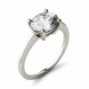 Oval Cut Moissanite Solitaire Ring, 2 CT - Women's Classic Style Engagement and Bridal Wedding Ring, Anniversary Promise Gifts for Her