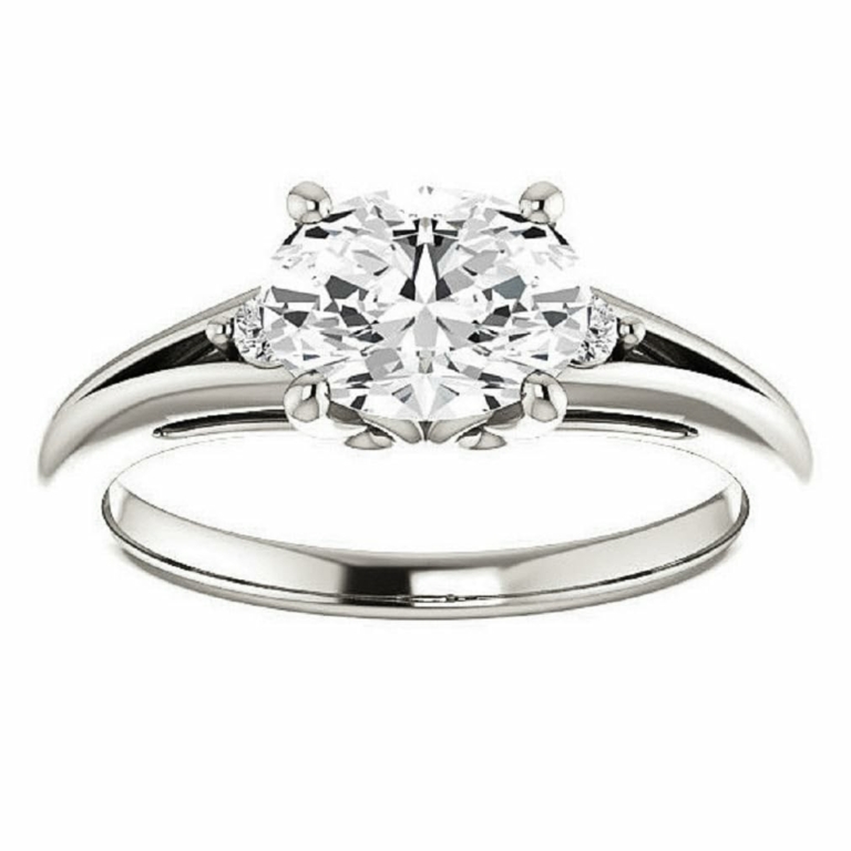 1.5 CT Silver/Solid Gold Antique Rings Wedding Ring for Her Solitaire Moissanite Bridal Ring Promise Gifts for Her Oval Cut Rings for Women 1.5 CT Silver/Solid Gold Antique Rings Wedding Ring for Her Solitaire Moissanite Bridal Ring Promise Gifts for Her Oval Cut Rings for Women