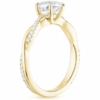 Marquise Cut 2 CT Moissanite Ring for Women in Silver/Solid Gold - Solitaire Engagement, Bridal, and Anniversary Promise Ring with a Twisted Shank Design