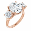 6 CT Oval Cut Moissanite Ring: Three Stone Solitaire Engagement & Wedding Band for Women, Anniversary Promise Gift 6 CT Oval Cut Moissanite Ring: Three Stone Solitaire Engagement & Wedding Band for Women, Anniversary Promise Gift