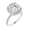 5 CT Cushion Moissanite Ring for Women Halo Design in Silver or Solid Gold Ideal for Engagement and Wedding Celebration Anniversary Promise Gift for Her 5 CT Cushion Moissanite Ring for Women Halo Design in Silver or Solid Gold Ideal for Engagement and Wedding Celebration Anniversary Promise Gift for Her